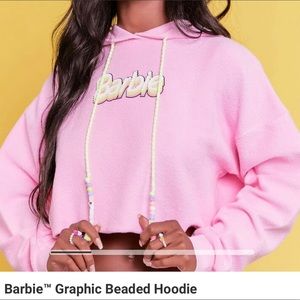 Barbie Forever21 cropped hoodie.  New